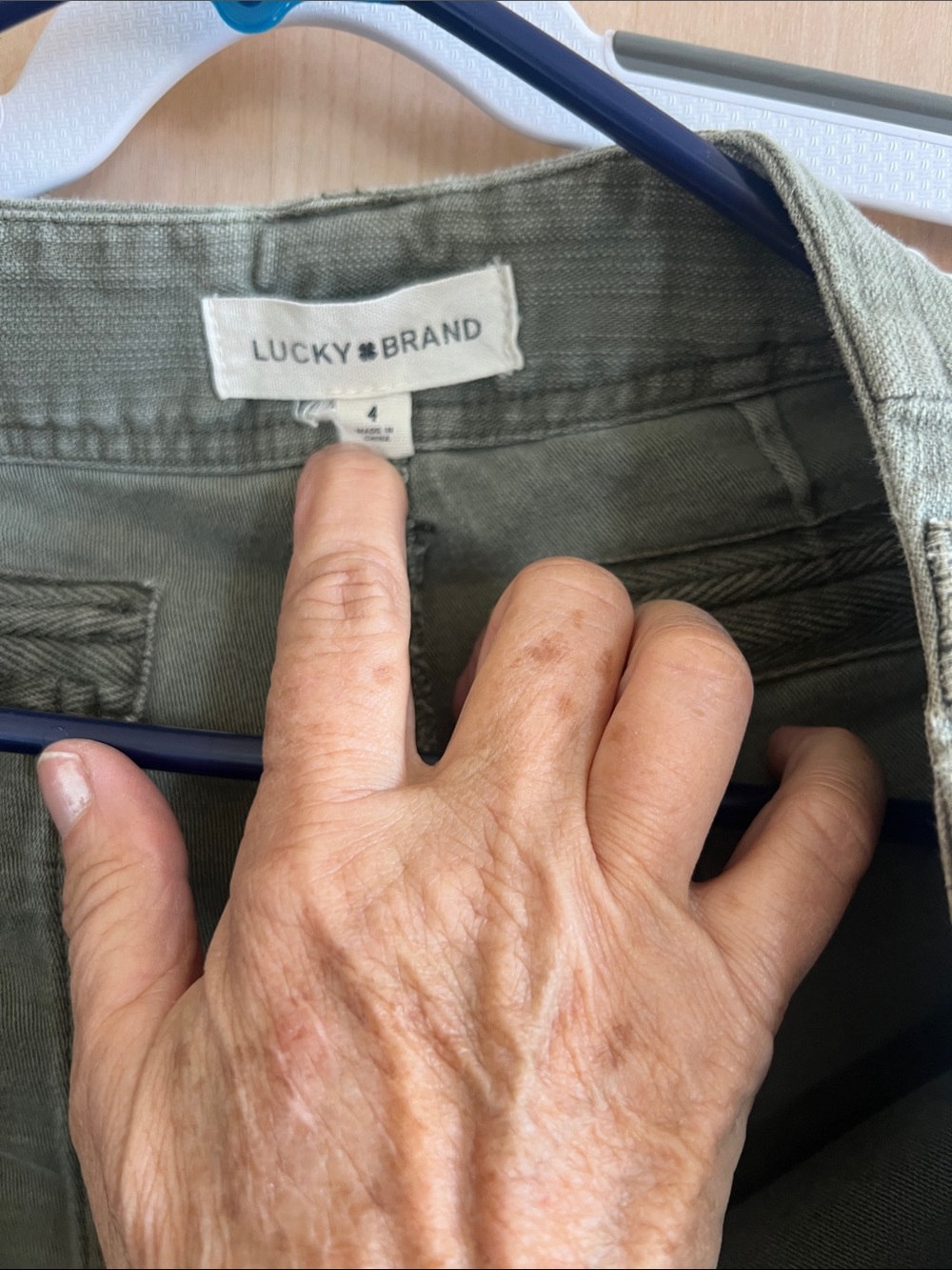 Lucky Brand Olive Green Women's Chinos